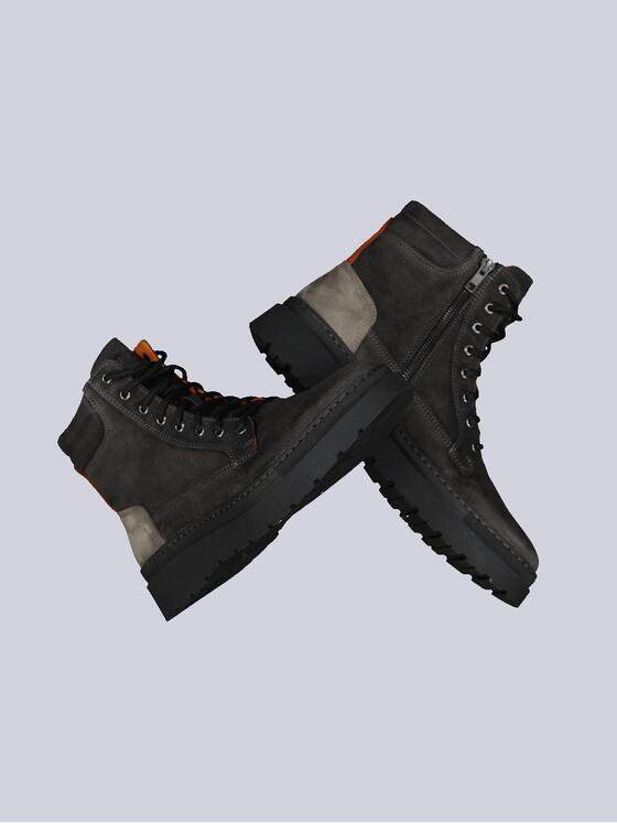 engbers Herren Boots aus Leder Grau 34078