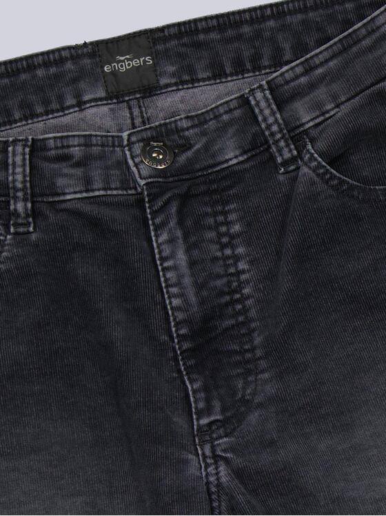 engbers Herren Hose 5-Pocket aus Cord Anthrazit 39338