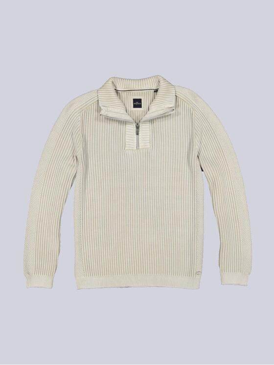 engbers Herren Pullover mit Troyerkragen Grau 36094