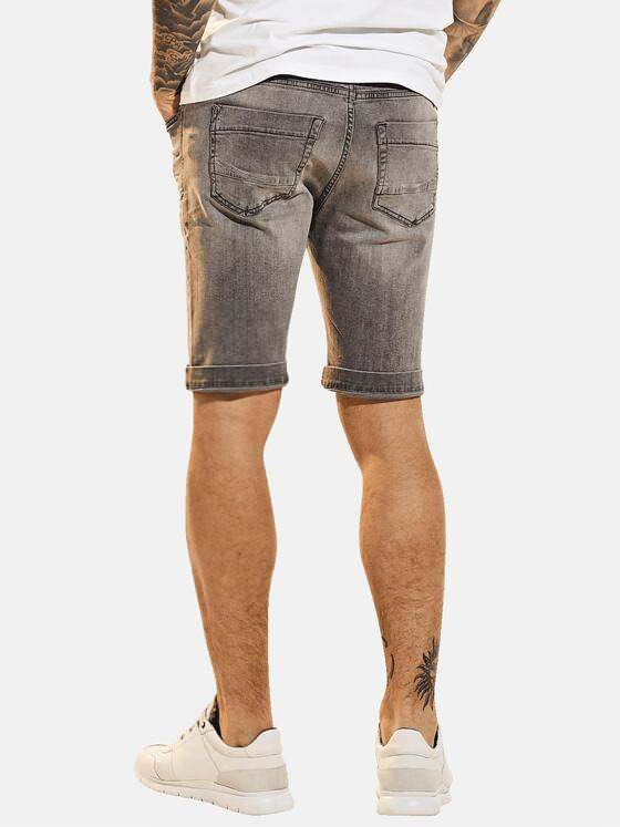 emilio adani Herren Bermuda im Vintage-Design Grau 31621