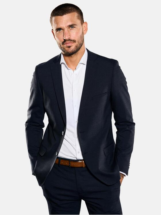 emilio adani Herren Anzug-Sakko slim fit Blau 35384