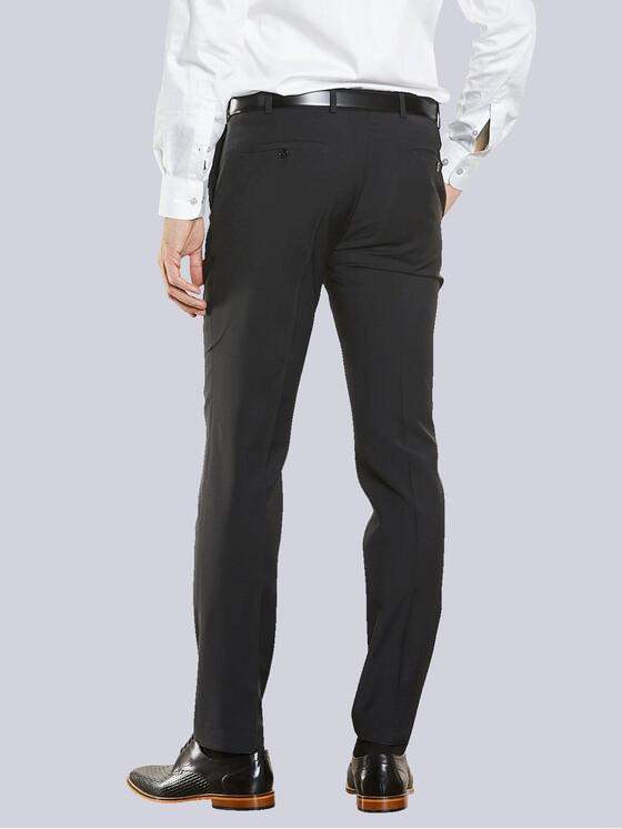 emilio adani Herren Anzughose slim fit Schwarz 34916