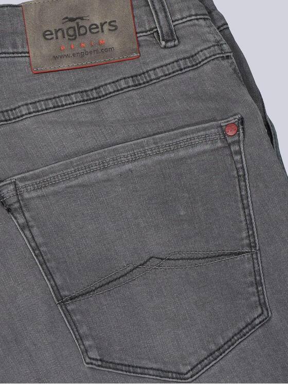 engbers Herren Super-Stretch-Jeans "My Favorite" Dunkelgrau 37071