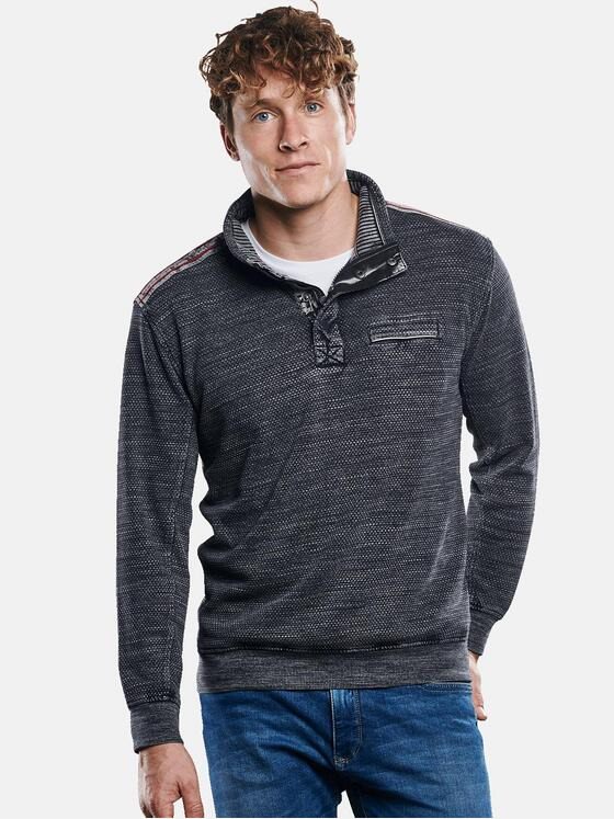 engbers Herren Sportliches Rugby-Shirt Granitgrau 30267
