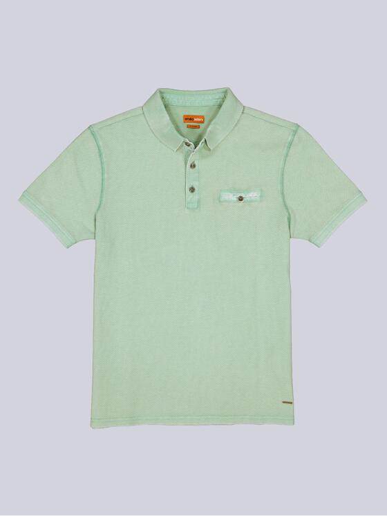 emilio adani Herren Polo-Shirt slim fit Türkis 38631