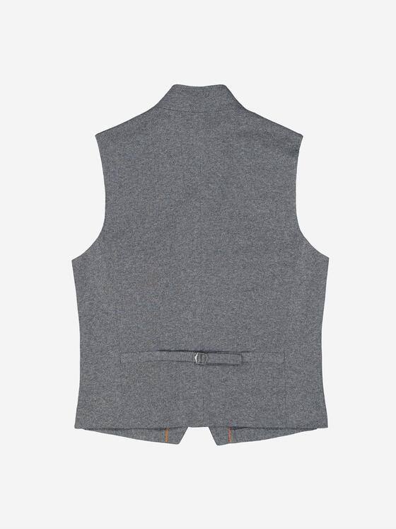 emilio adani Herren Sakko-Weste slim fit Grau 37584