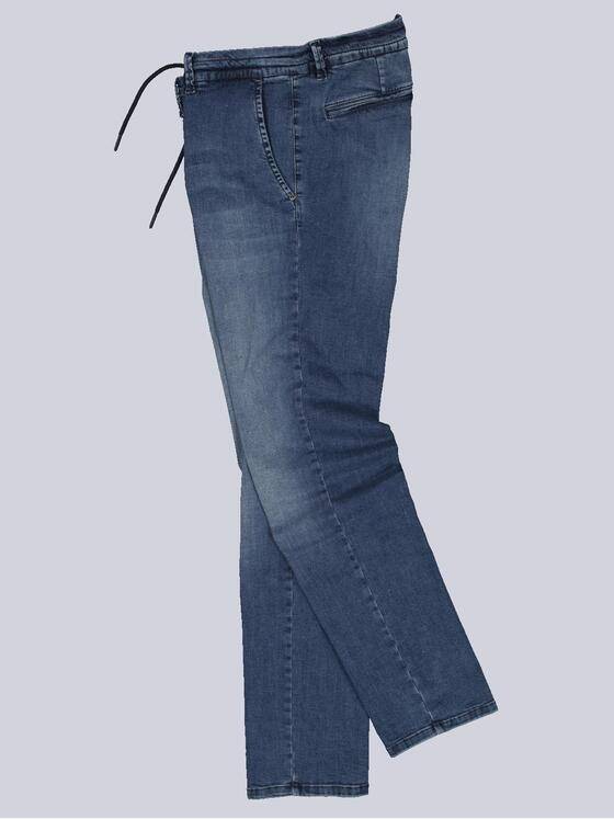emilio adani Herren Jeans mit Tunnelzug Blau 34324