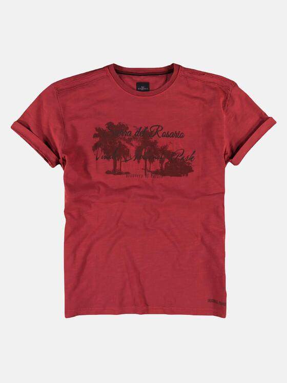 engbers Herren Rundhals T-Shirt Lachsrot 23801