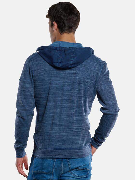 engbers Herren Sweatjacke mit Kapuze Indigoblau 33392