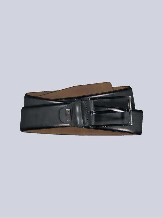 emilio adani Herren Ledergürtel Basic Grau 39714