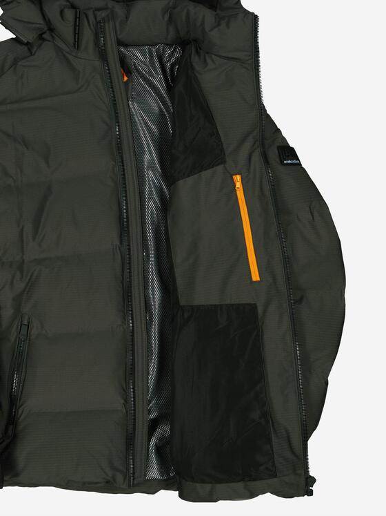 emilio adani Herren Steppjacke slim fit Grün 37449