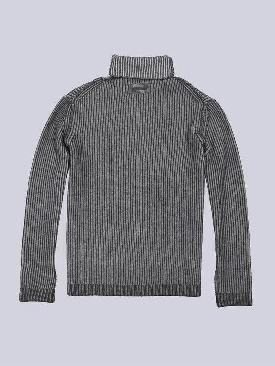 emilio adani Herren Pullover mit Rollkragen Schwarz 35733