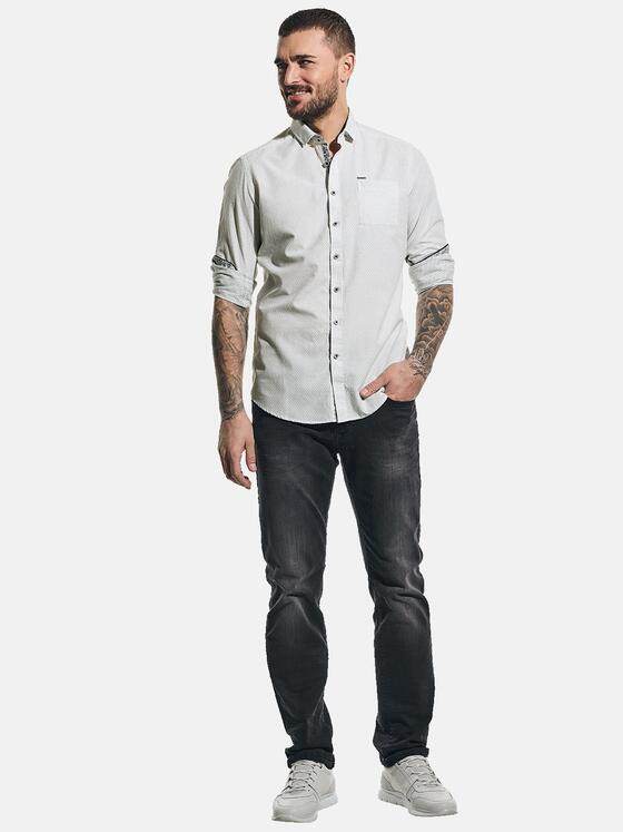 emilio adani Herren Hemd langarm Weiß 31226
