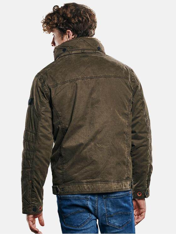 engbers Herren Jacke mit abnehmbarem Kragen. Braun 30204