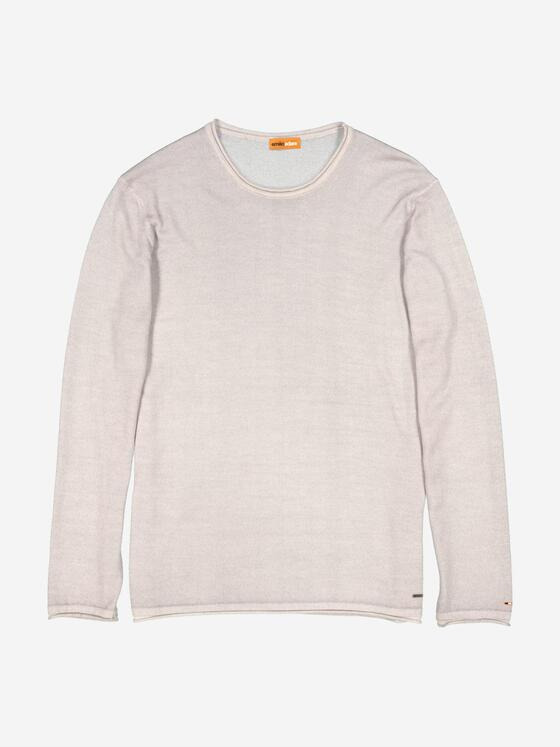 emilio adani Herren Pullover uni Beige 37804