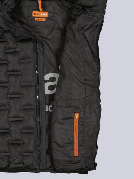 emilio adani Herren Steppweste mit Sorona-Füllung Schwarz 39091