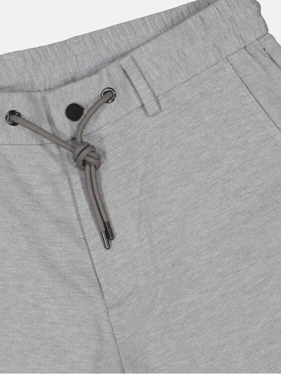 emilio adani Herren Joggpant slim fit Grau 36997