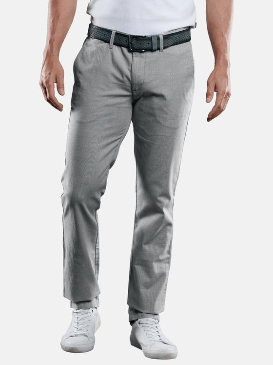 engbers Herren Baumwoll-Chino Retro Mausgrau 29182