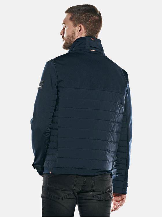 emilio adani Herren Jacke im Materialmix Blau 31769