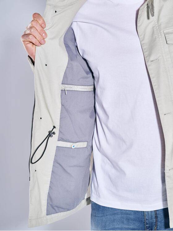 ENGBERS GERMANY Herren Jacke im Fieldjacket Design Naturweiss 38405