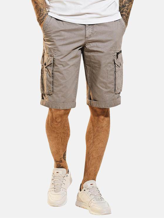 emilio adani Herren Bermuda im Cargostyle Grau 31614