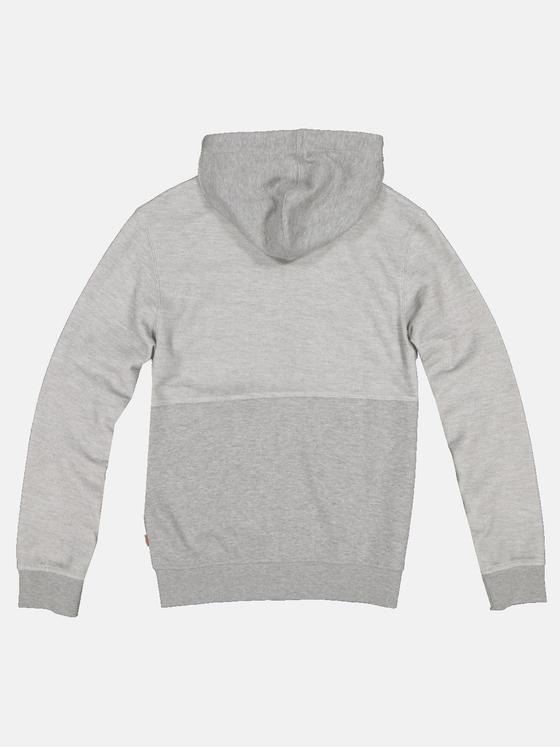 engbers Herren Sweatjacke strukturiert Grau 32438