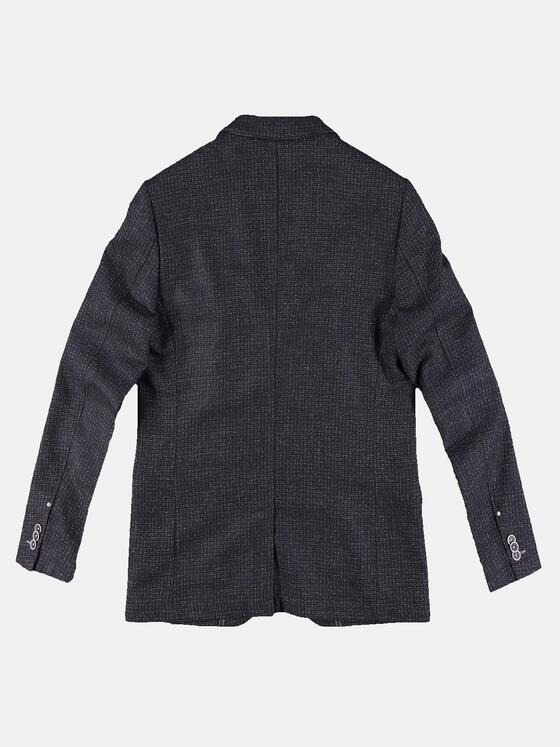 engbers Herren Sportives Materialmix-Sakko Saphirblau 30239