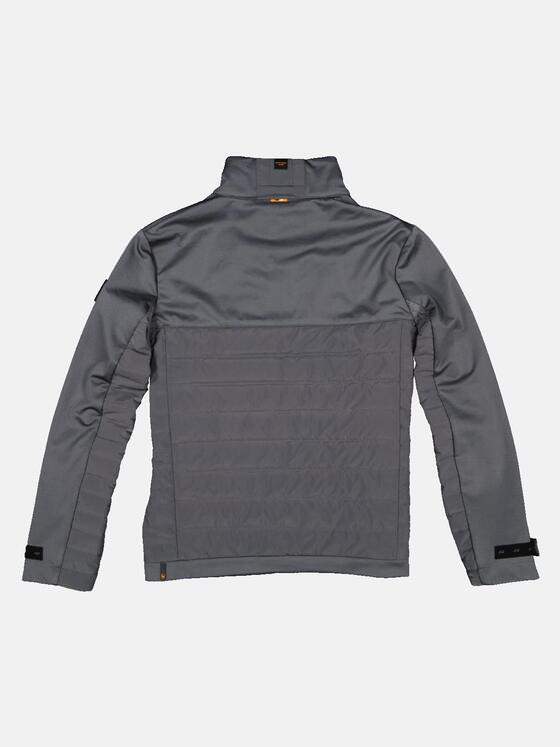 emilio adani Herren Soft Shell Jacke mit Stehkragen Grau 32566