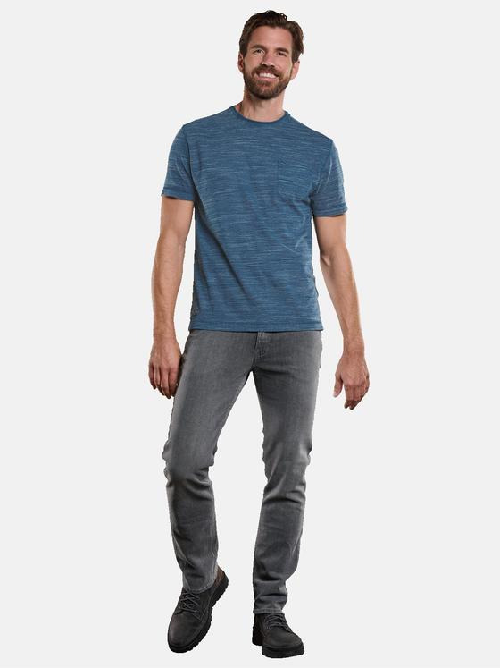 engbers Herren T-Shirt meliert Türkis 34125