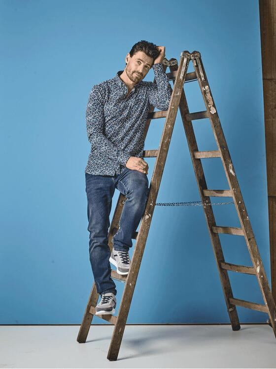 engbers Herren Hemd langarm Saphirblau 31697