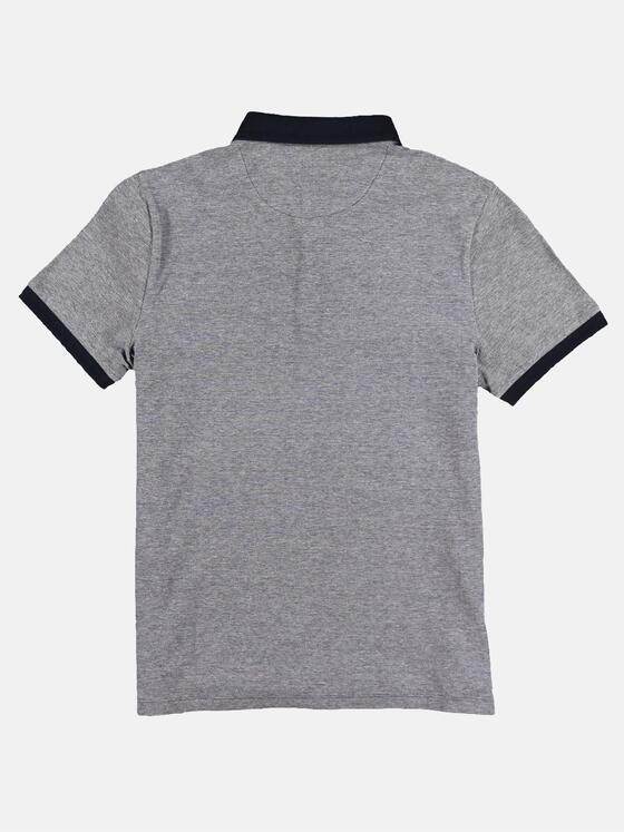 emilio adani Herren Sportives Poloshirt mit eingelegter Brusttasche Blau 29685