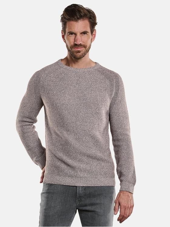 engbers Herren Pullover meliert Braun 34133