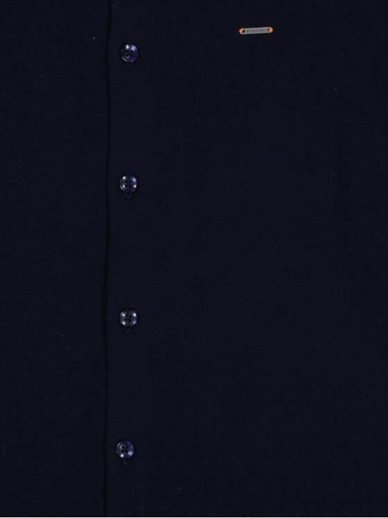 emilio adani Herren Hemd uni Blau 32938