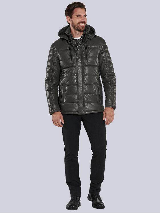 engbers Herren Lederjacke Grün 35443