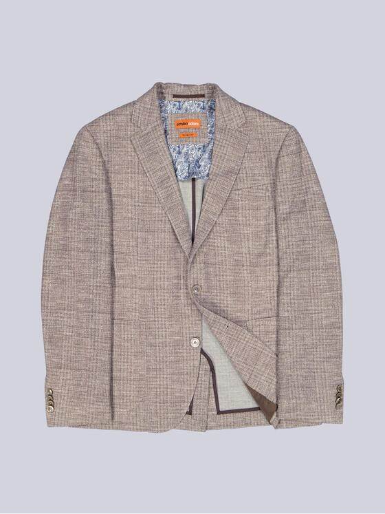 emilio adani Herren Freizeit-Sakko slim fit Dunkelbraun 40313