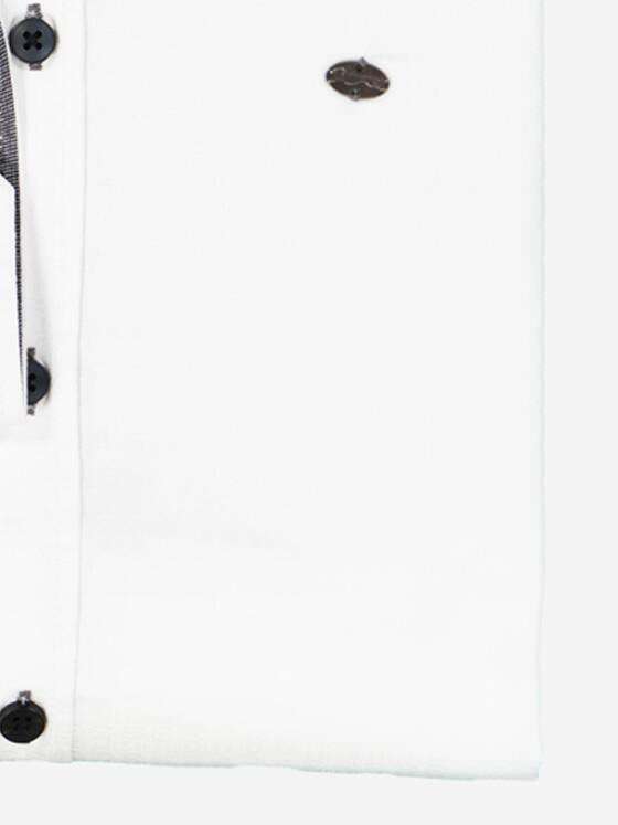 engbers Herren Langarm-Hemd strukturiert Reinweiss 38177