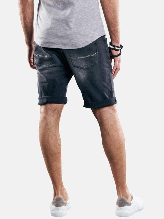 emilio adani Herren Elastische Jeans-Shorts mit modischer Waschung Grau 29269