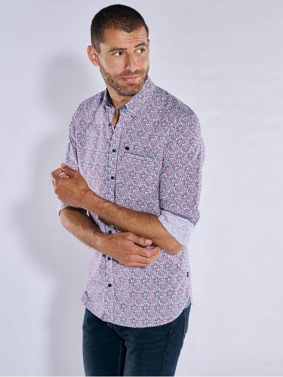 engbers Herren Hemd langarm Violett 37639