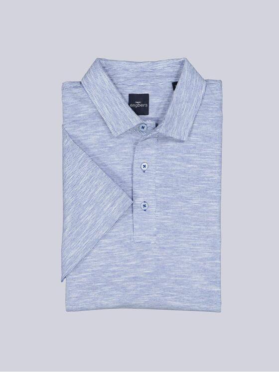 engbers Herren Polo-Shirt meliert Hellblau 38702