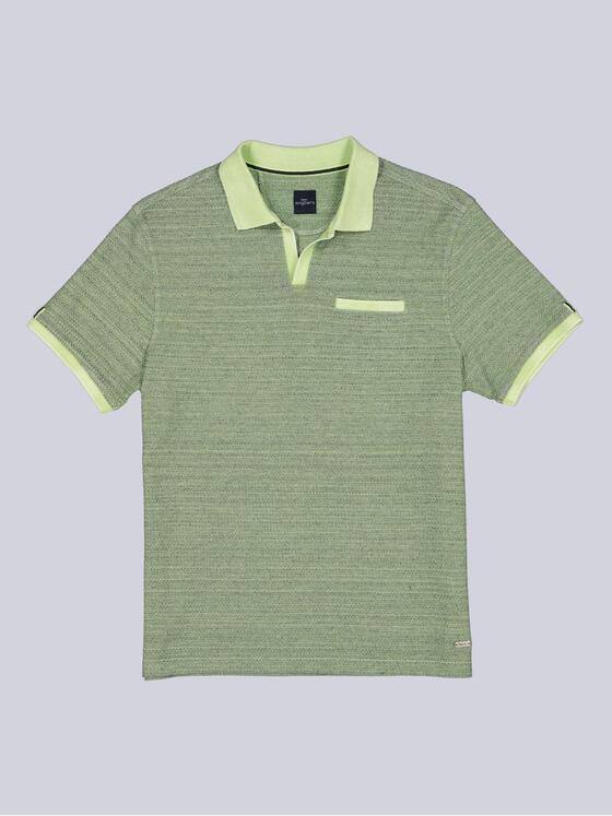 engbers Herren Polo-Shirt meliert Gruen 38971