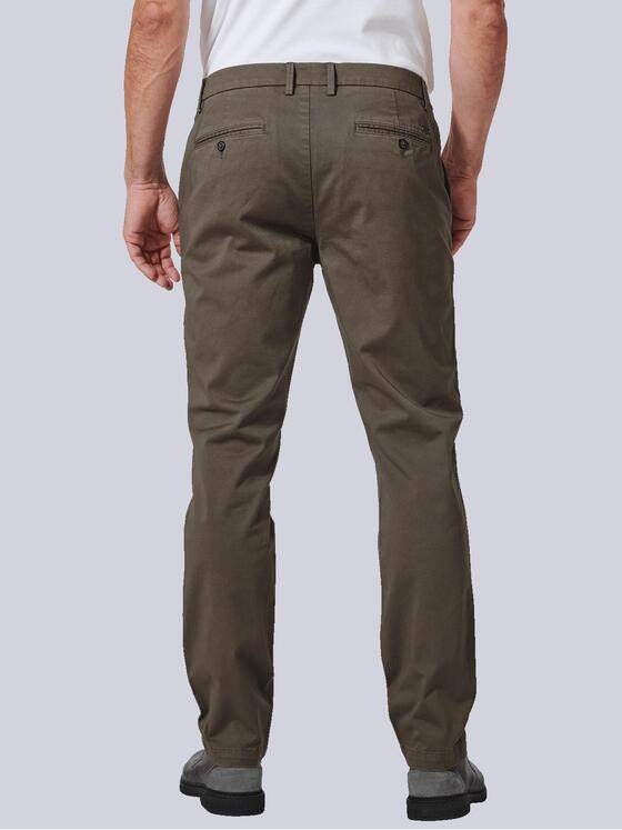 engbers Herren Chino mit Tunnelzug Grün 35224