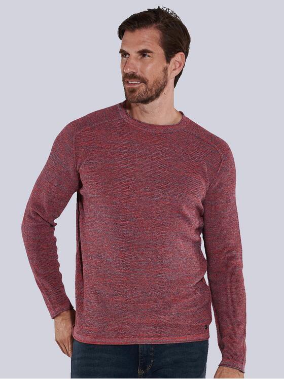 engbers Herren Pullover regular Feuerrot 36099