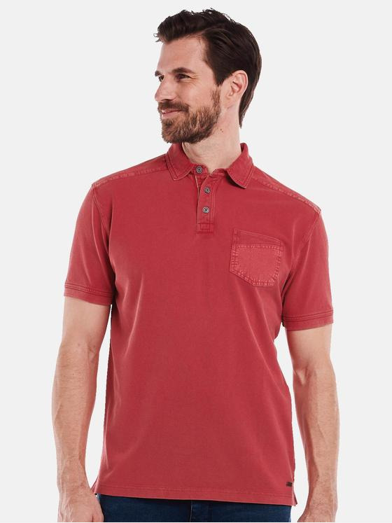 engbers Herren Polo-Shirt regular Signalrot 35069