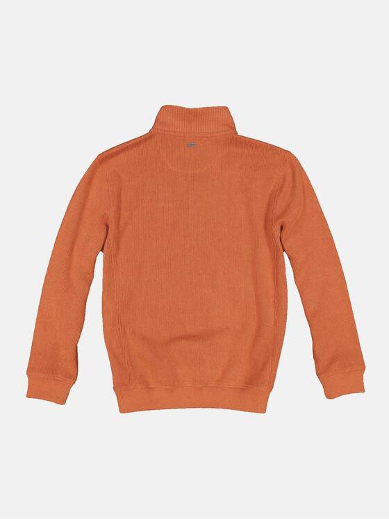 engbers Herren Sweatshirt Stehbund Dunkelorange 33749