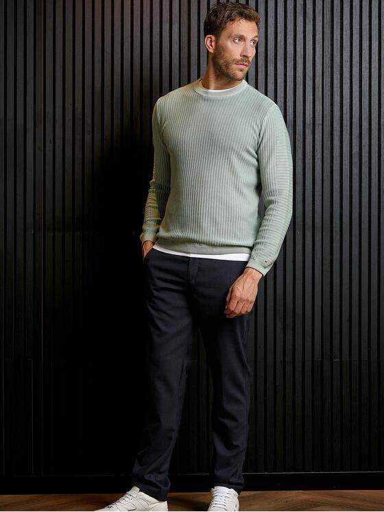 emilio adani Herren Pullover strukturiert Türkis 38132