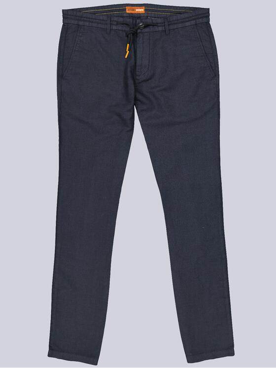 emilio adani Herren Chino mit Tunnelzug Blau 38612