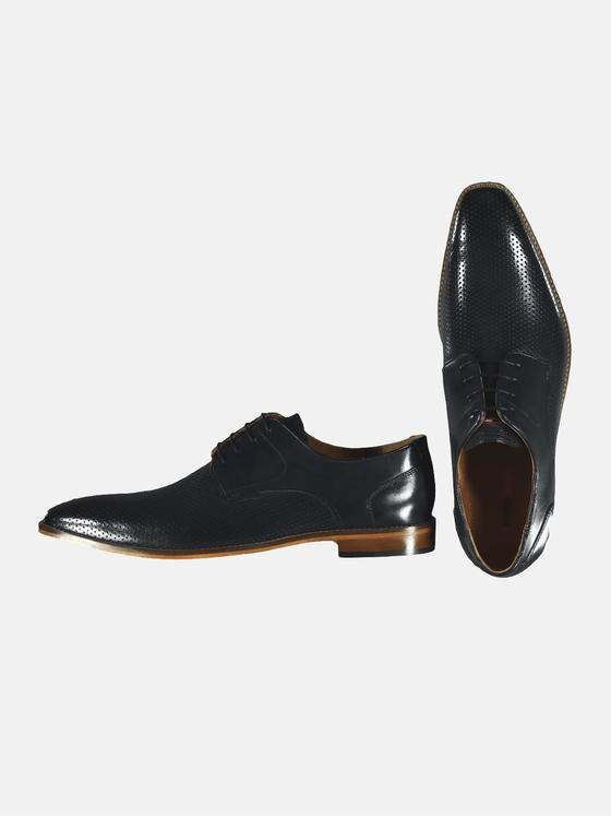 emilio adani Herren Business Derby Schuh Blau 29168