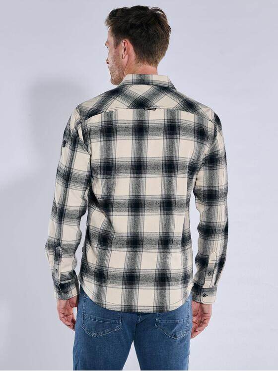 engbers Herren Overshirt kariert Schwarz 39427