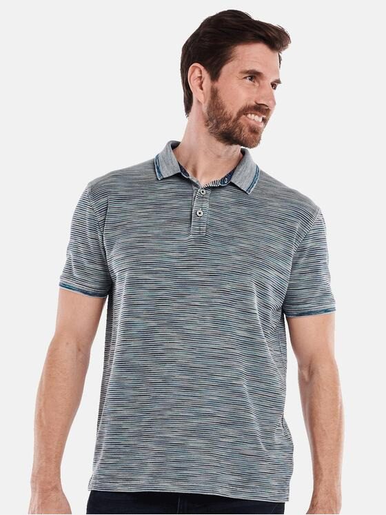engbers Herren Polo-Shirt meliert Grau 35088
