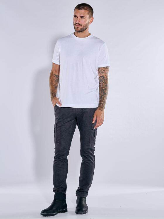 emilio adani Herren Chino-Cargo kariert Blau 37547